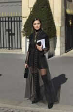 OLIVIA CULPO Arrives at Dior Fashion Show in Paris 02/26/2019