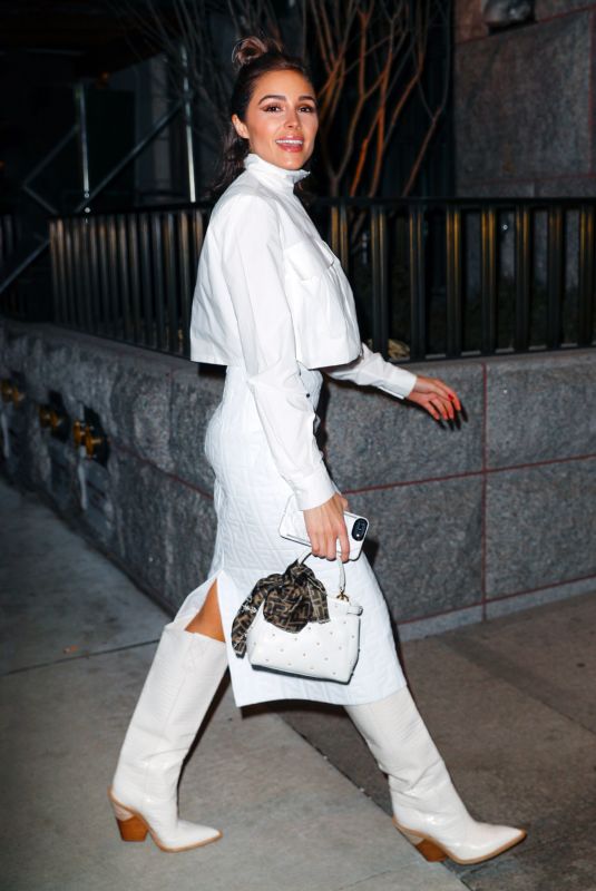 OLIVIA CULPO Arrives at Fendi x The Webster Dinner in New York 02/08/2019