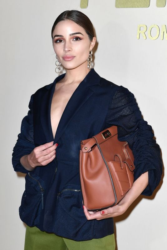 OLIVIA CULPO at Fendi Fashion Show at MFW in Milan 02/21/2019