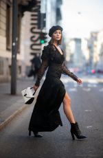 OLIVIA CULPO Out and About in Milan 02/22/2019
