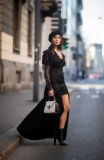 OLIVIA CULPO Out and About in Milan 02/22/2019