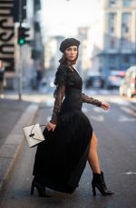 OLIVIA CULPO Out and About in Milan 02/22/2019