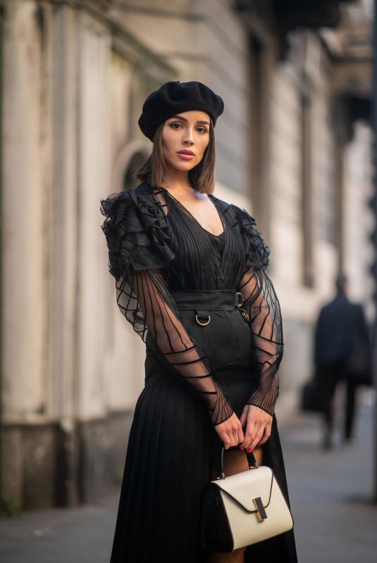 OLIVIA CULPO Out and About in Milan 02/22/2019