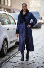 OLIVIA CULPO Out at Milan Fashion Week 02/22/2019