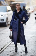 OLIVIA CULPO Out at Milan Fashion Week 02/22/2019