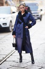 OLIVIA CULPO Out at Milan Fashion Week 02/22/2019