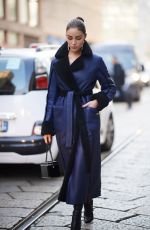 OLIVIA CULPO Out at Milan Fashion Week 02/22/2019