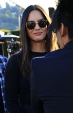 OLIVIA MUN at Extra at Universal Studios in Hollywood 02/19/2019
