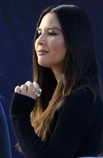OLIVIA MUN at Extra at Universal Studios in Hollywood 02/19/2019