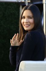 OLIVIA MUN at Extra at Universal Studios in Hollywood 02/19/2019