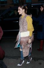 OLIVIA PALERMO Arrives at Jonathan Simkhai Show at New York Fashion Week 02/09/2019