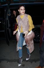 OLIVIA PALERMO Arrives at Jonathan Simkhai Show at New York Fashion Week 02/09/2019