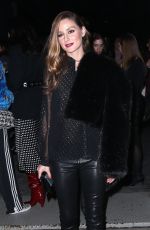 OLIVIA PALERMO Leaves Michael Kors Immersive Experience in New York 02/05/2019