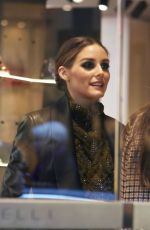 OLIVIA PALERMO Shopping at Fratelli Rossetti Boutique in Milan 02/24/2019