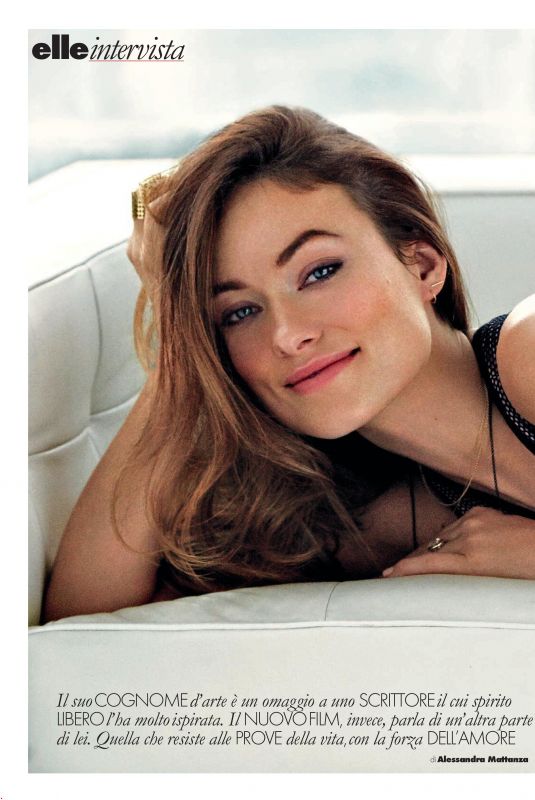 OLIVIA WILDE in Elle Magazine, Italy February 2019