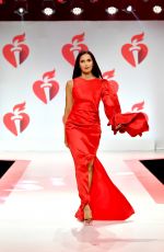 PADMA LAKSHMI at Aha Go Red for Women Red Dress Collection 2019 in New York 02/07/2019