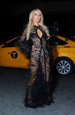 PARIS HILTON Arrives at PhilippPlein Fashion Show in New York 02/11/2019