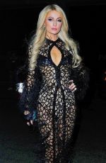PARIS HILTON Arrives at PhilippPlein Fashion Show in New York 02/11/2019