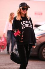 PARIS HILTON Heading to a Hair Salon in Los Angeles 02/22/2019