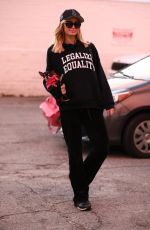 PARIS HILTON Heading to a Hair Salon in Los Angeles 02/22/2019