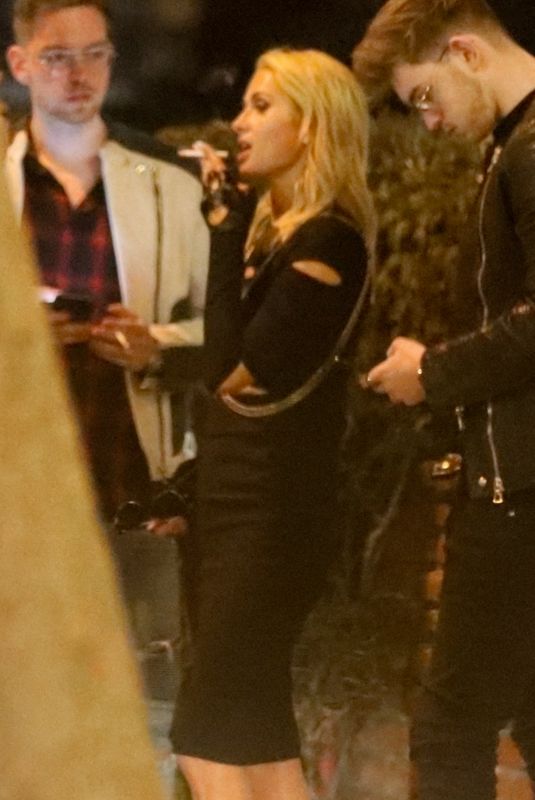 PARIS HILTON Night Out in West Hollywood 02/20/2019