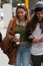PARIS JACKSON and Gabriel Glenn Out for Coffee in Hollywood 02/01/2019