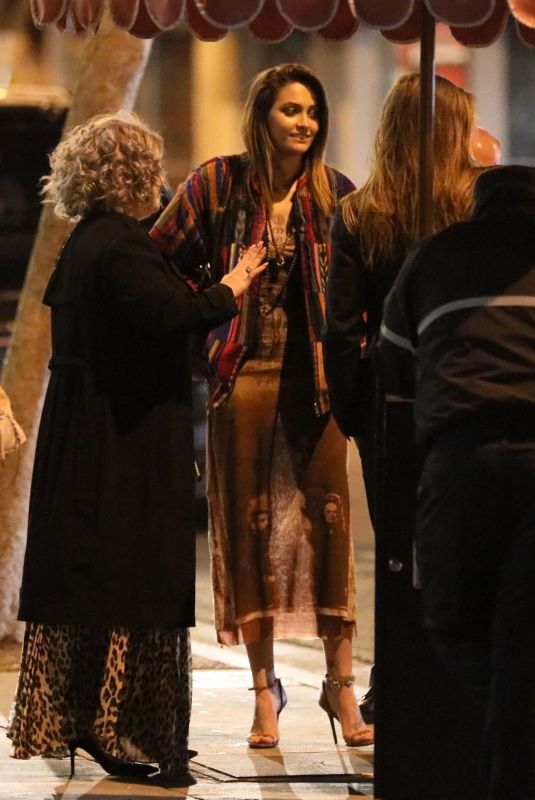 PARIS JACKSON and KELLY OSBOURNE Leaves Vanity Fair Party in Los Angeles 02/19/2019