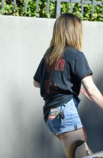 PARIS JACKSON Out with Her Dog in Los Angeles 02/18/2019
