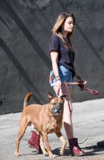 PARIS JACKSON Out with Her Dog in Los Angeles 02/18/2019