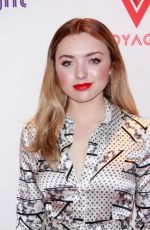 PEYTON ROI LIST at Virgin Voyages Scarlet Night Party in New York 02/14/2019