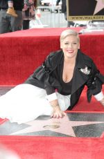PINK Honored with Star at Hollywood Walk of Fame 02/05/2019