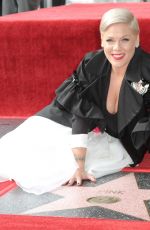 PINK Honored with Star at Hollywood Walk of Fame 02/05/2019