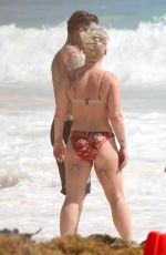 PINK in BIkini at a Beach in Tulum 02/27/2019
