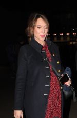 Pregnant ALEX JONES Leaves The One Show in London 02/13/2019