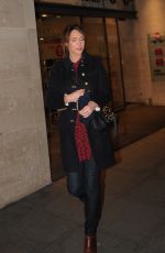 Pregnant ALEX JONES Leaves The One Show in London 02/13/2019