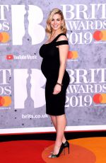 Pregnant GEMMA ATKINSON at Brit Awards 2019 in London 02/20/2019