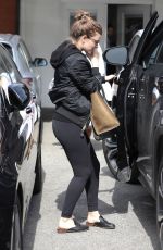 Pregnant KATE MARA Leaves Ballet Bodies in West Hollywood 02/26/2019