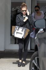 Pregnant KATE MARA Leaves Ballet Bodies in West Hollywood 02/26/2019