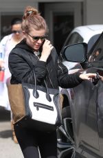 Pregnant KATE MARA Leaves Ballet Bodies in West Hollywood 02/26/2019