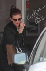 Pregnant KATE MARA Leaves Ballet Bodies in West Hollywood 02/26/2019