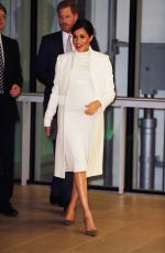 Pregnant MEGHAN MARKLE and Prince Harry at The Wider Earth in London 02/12/2019