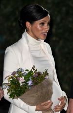 Pregnant MEGHAN MARKLE and Prince Harry at The Wider Earth in London 02/12/2019