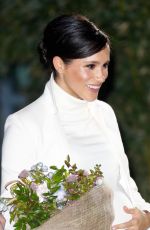 Pregnant MEGHAN MARKLE and Prince Harry at The Wider Earth in London 02/12/2019