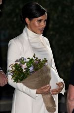 Pregnant MEGHAN MARKLE and Prince Harry at The Wider Earth in London 02/12/2019