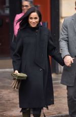 Pregnant MEGHAN MARKLE and Prince Harry Visit Bristol in England 02/01/2019