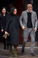 Pregnant MEGHAN MARKLE and Prince Harry Visit Bristol in England 02/01/2019