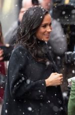 Pregnant MEGHAN MARKLE and Prince Harry Visit Bristol in England 02/01/2019