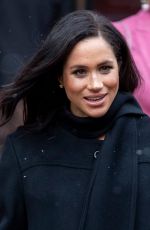 Pregnant MEGHAN MARKLE and Prince Harry Visit Bristol in England 02/01/2019