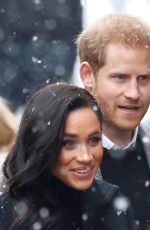 Pregnant MEGHAN MARKLE and Prince Harry Visit Bristol in England 02/01/2019