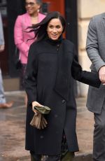 Pregnant MEGHAN MARKLE and Prince Harry Visit Bristol in England 02/01/2019
